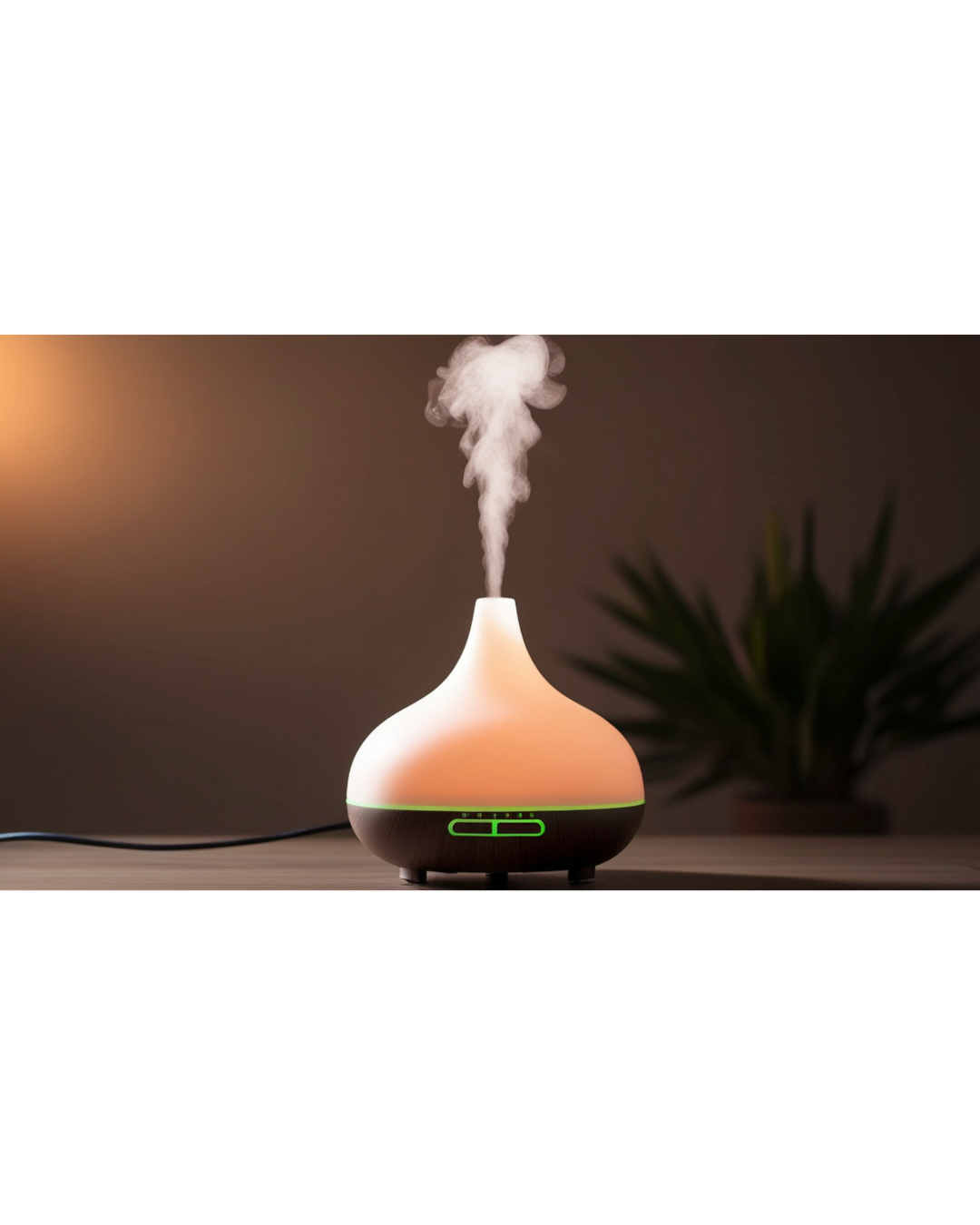 Difusor de aromatização R3LUZ liberando essência em ambiente